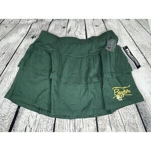 Girls Pro Edge NCAA Baylor Bears Skirt Size 14/16 Green Sic'em